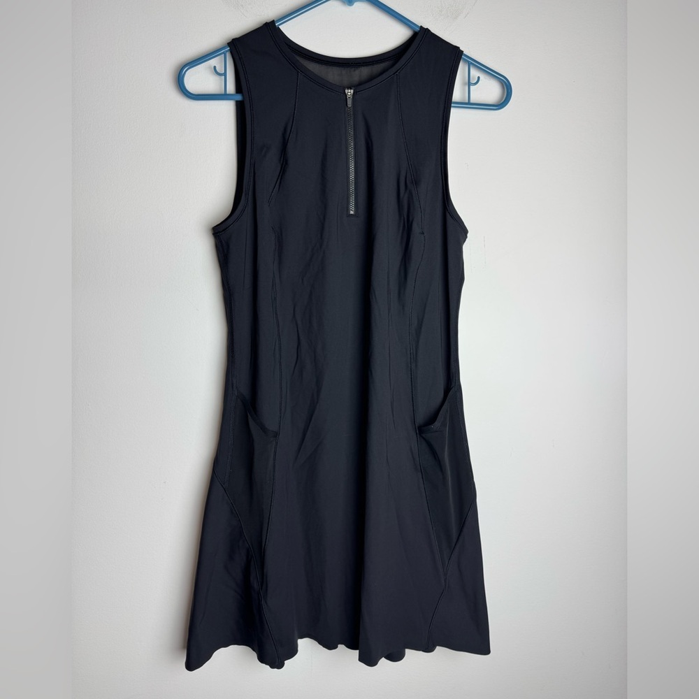 Athleta Black Match Point Dress M - Picture 2 of 7